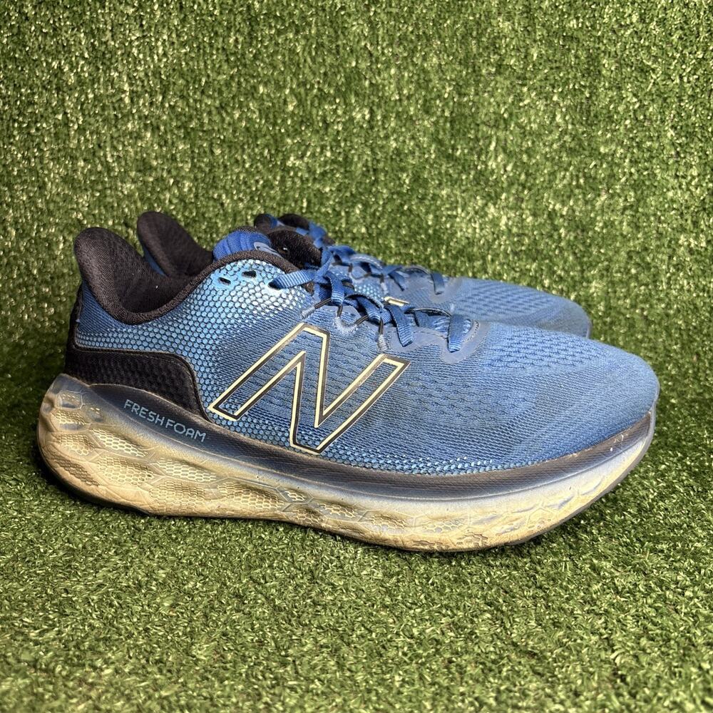 New Balance Fresh Foam X More V3 Men's Size 10 EE Wide Running Shoes‎ Blue